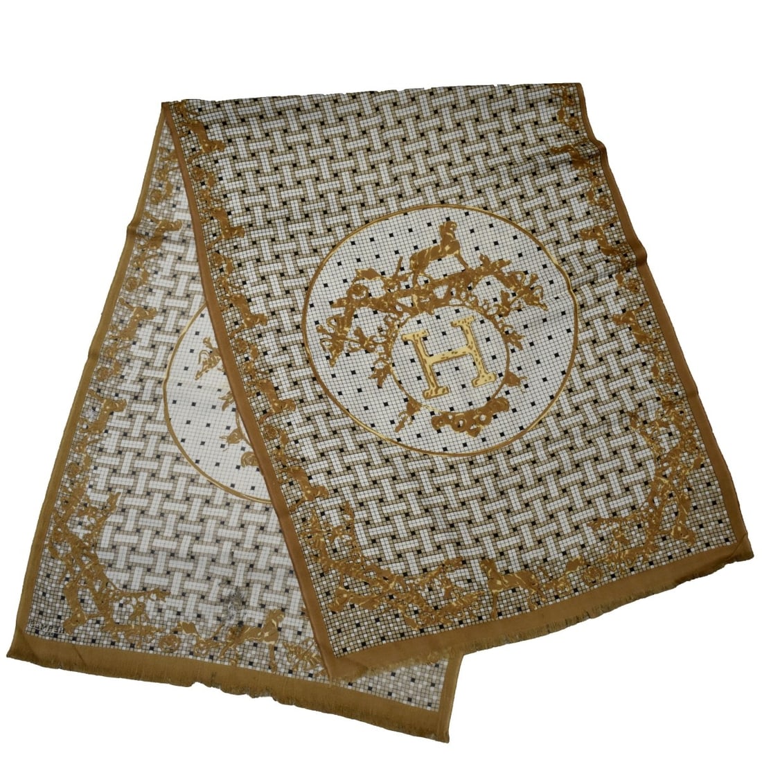 Hermes Wool Scarf (1 of 5)