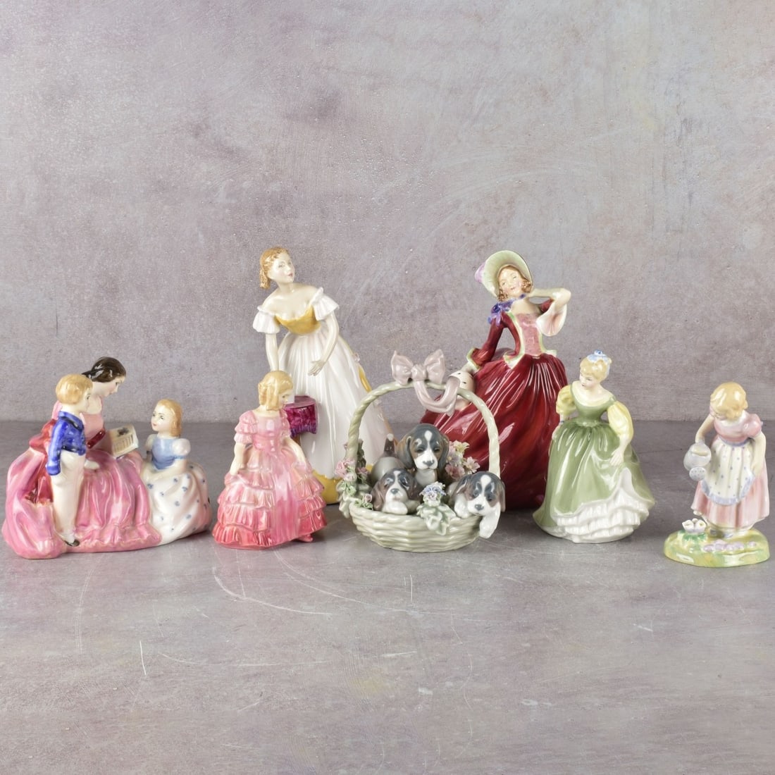 Lladro and Royal Doulton Porcelain Sculptures (1 of 9)