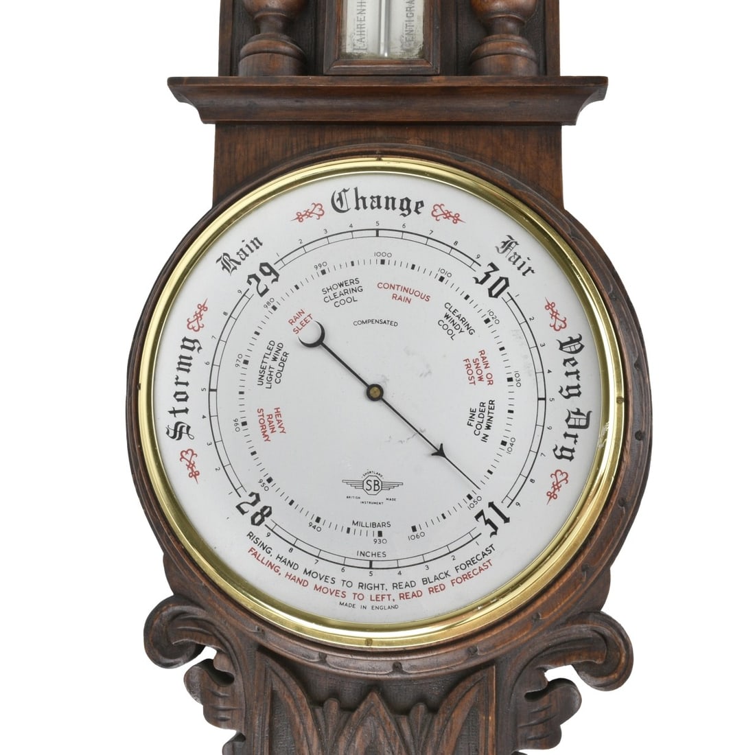 Antique English Barometer - 2