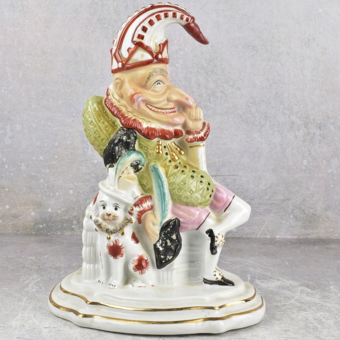 Punch and Dog Porcelain Figural Bank (1 of 8)