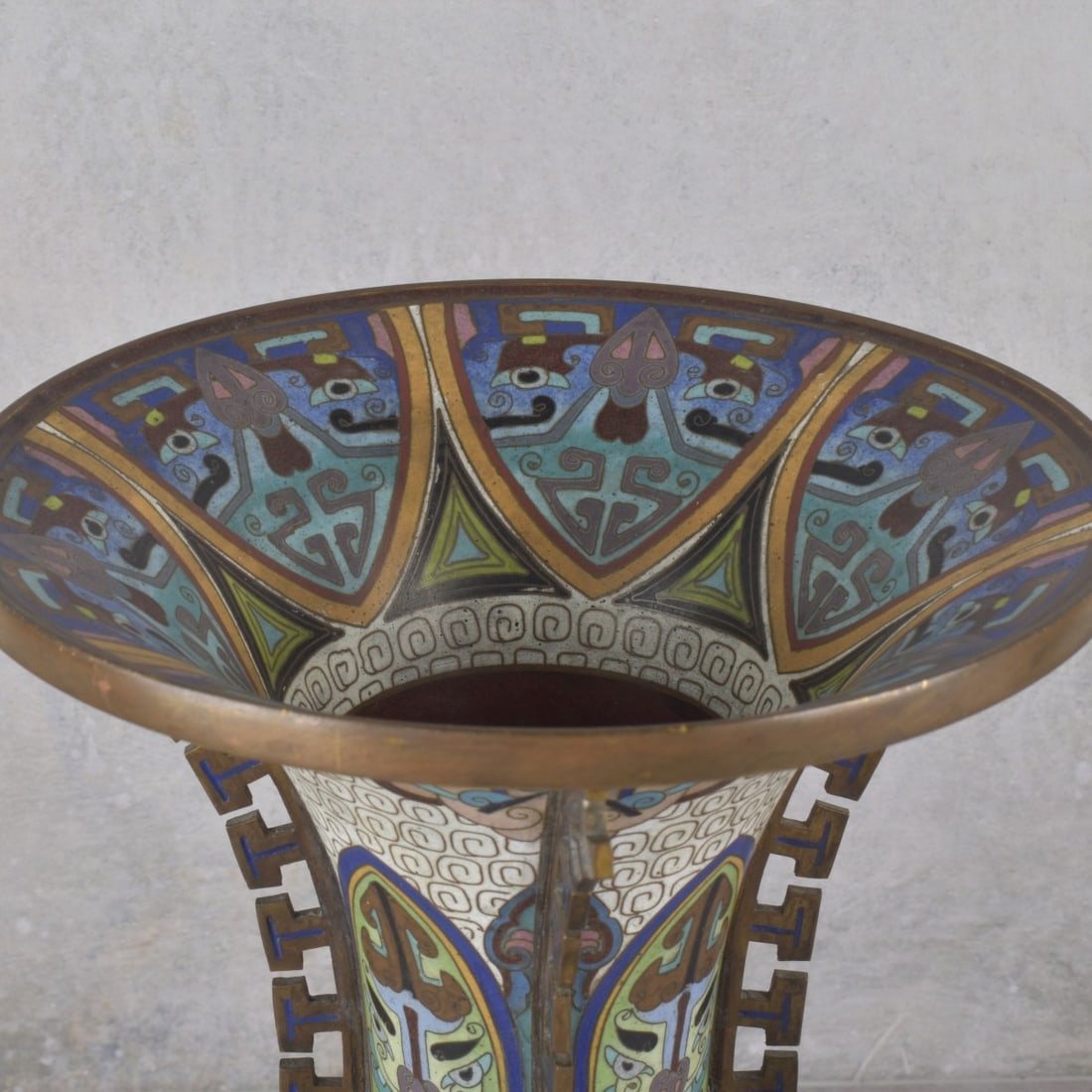 Chinese Cloisonne Vase - 5