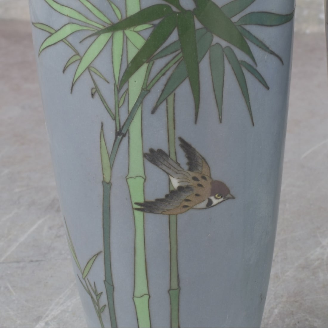 Japanese Cloisonne Vases - 5