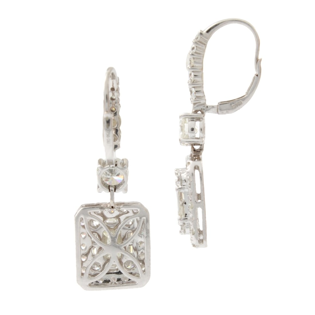 Diamond and 18K Earrings - 2