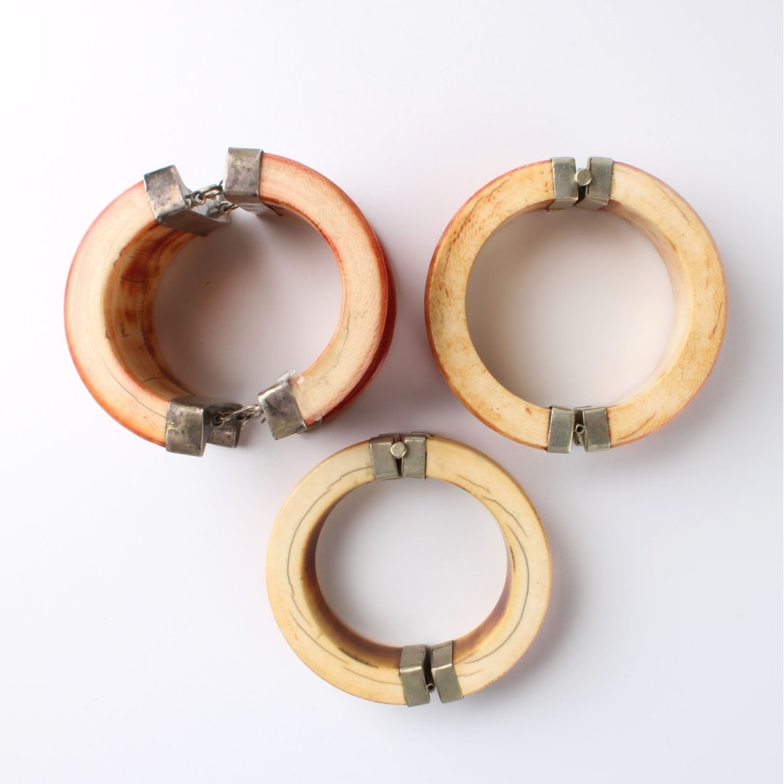 Vintage Carved Cuff Bracelets - 2