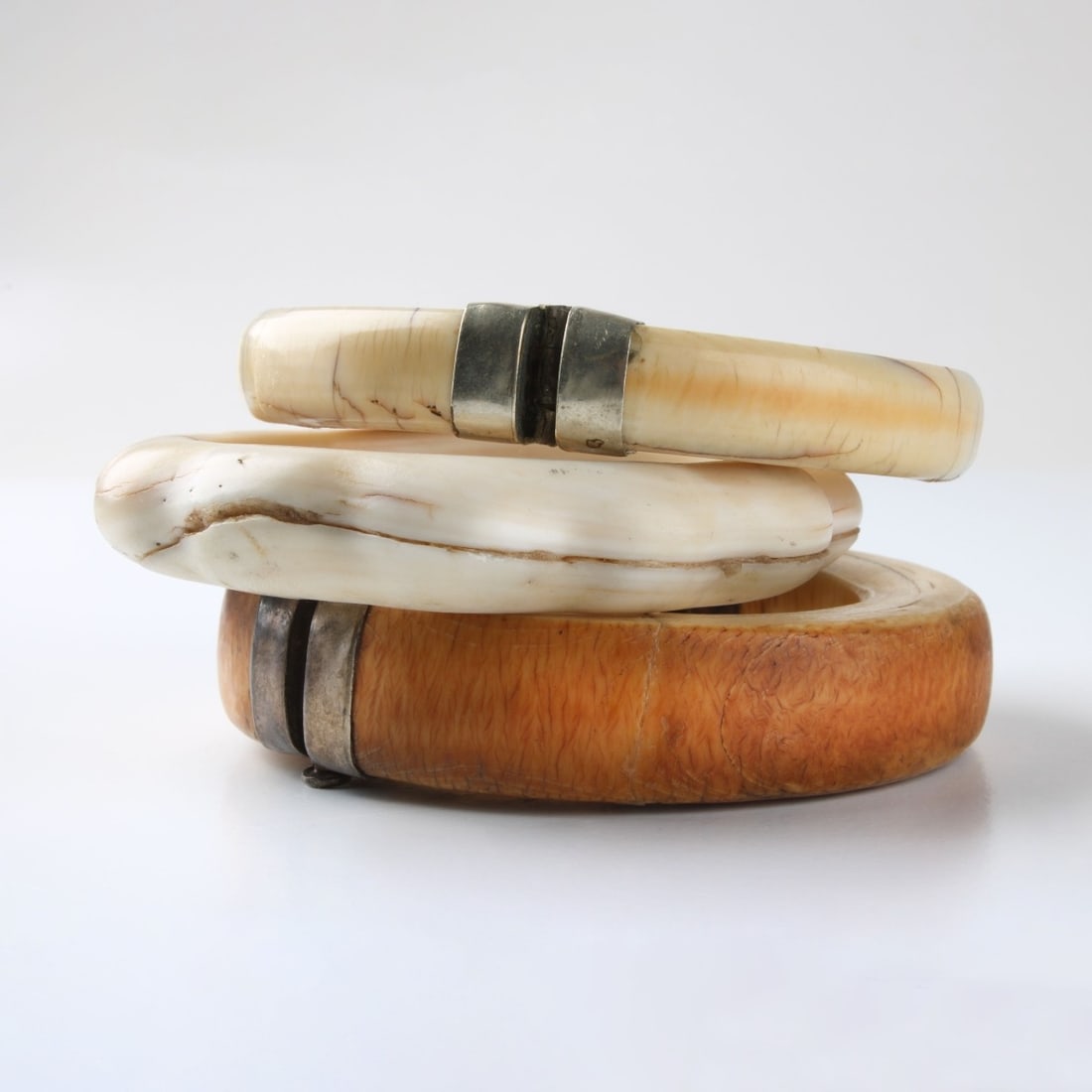 Vintage Carved Cuff Bracelets - 2