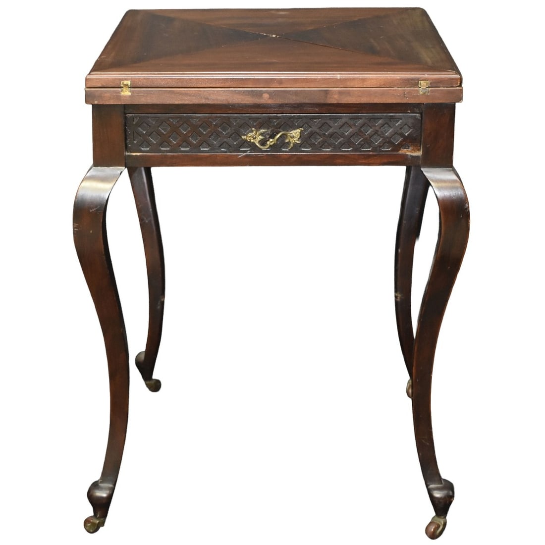 Antique Handkerchief Game Table (1 of 8)