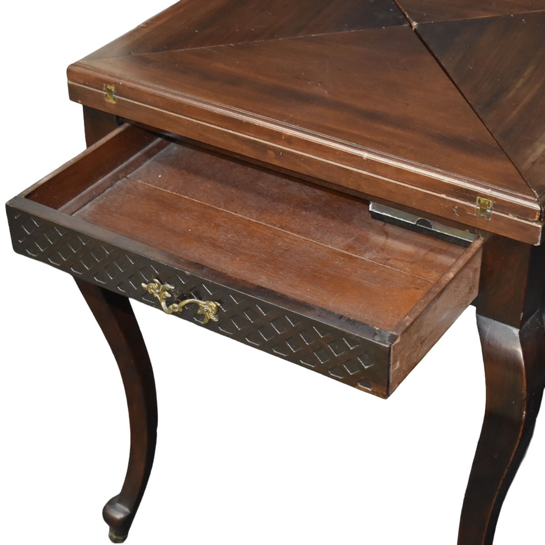 Antique Handkerchief Game Table - 4