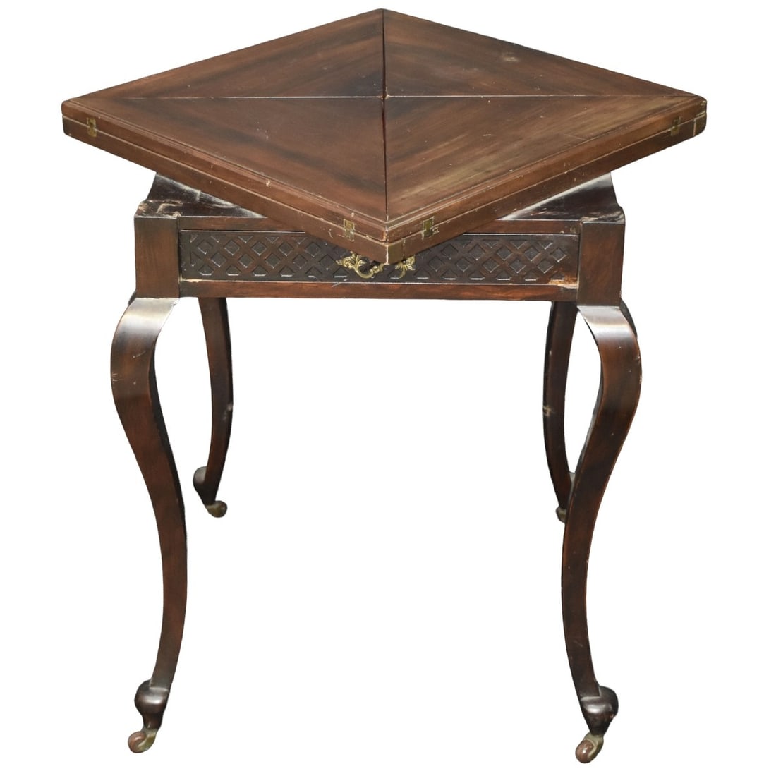 Antique Handkerchief Game Table - 5