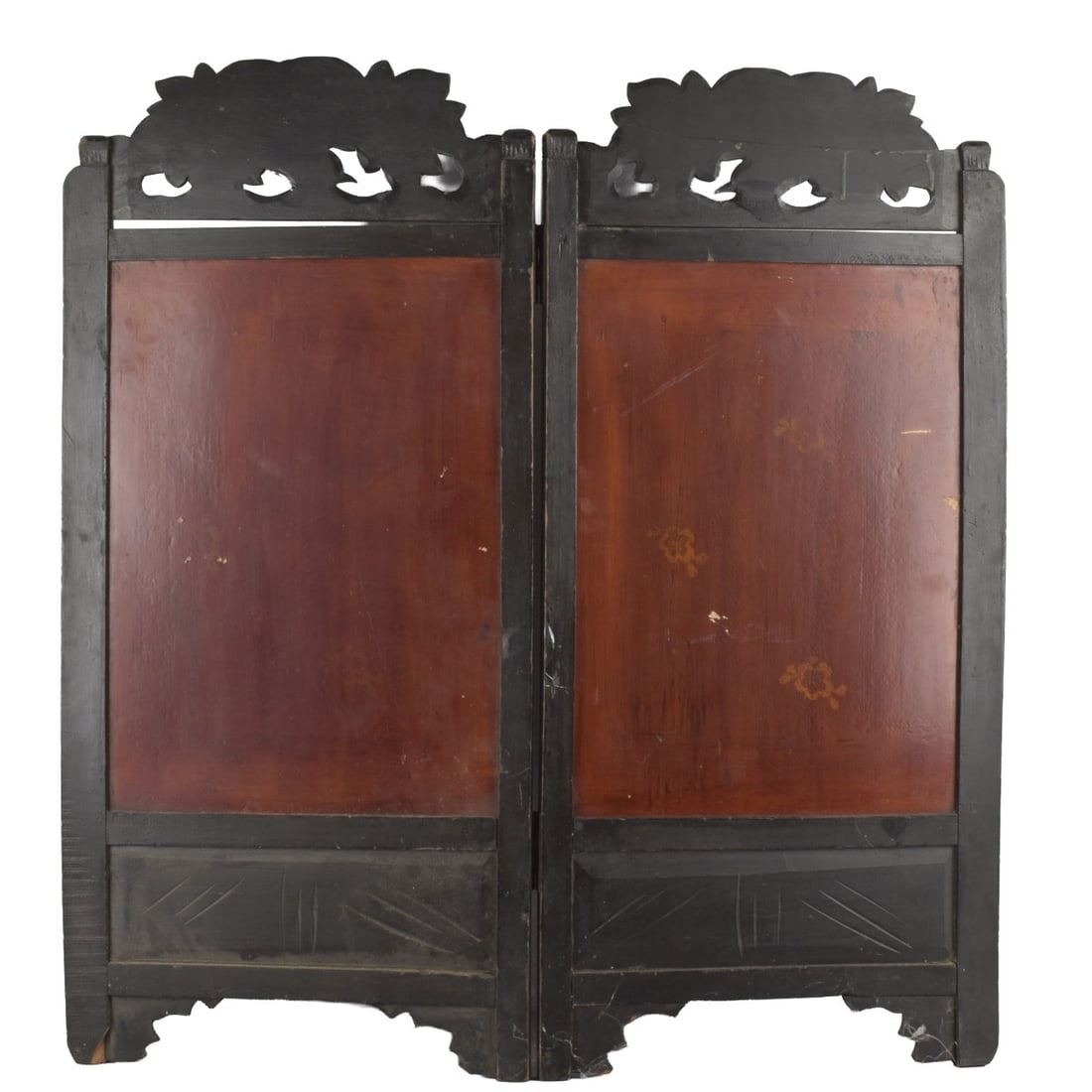 Chinese Carved Folding Screen - 7