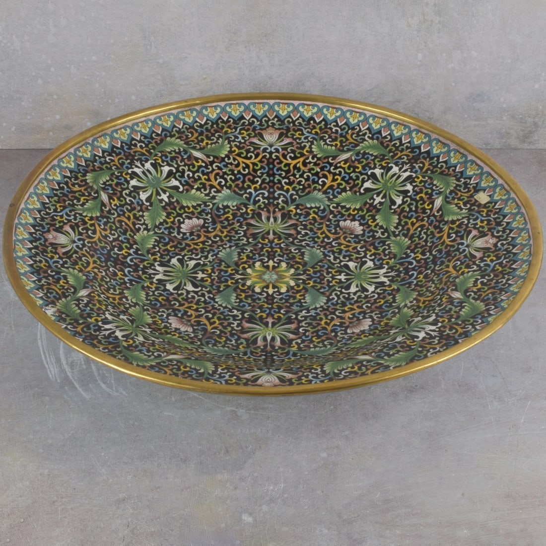 Large Cloisonne Platter - 2
