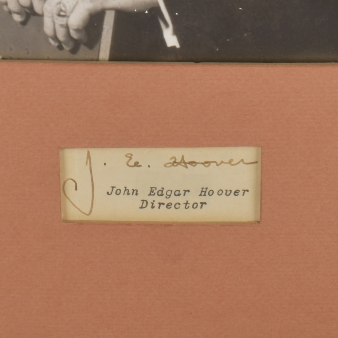 F.B.I., John Edgar Hoover Memorabilia - 9