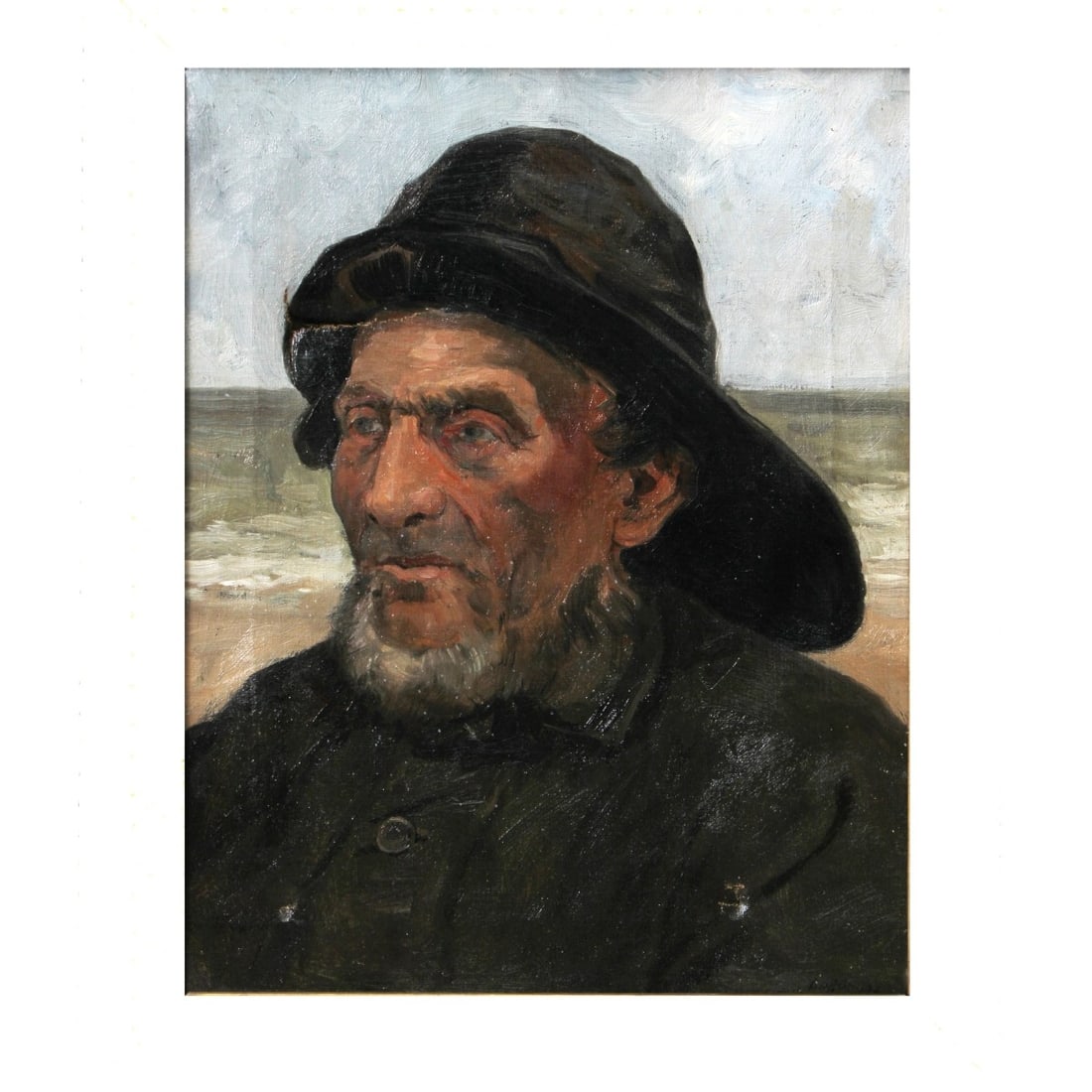 19/20th Cent. O/C Portrait of a Fisherman (1 of 5)