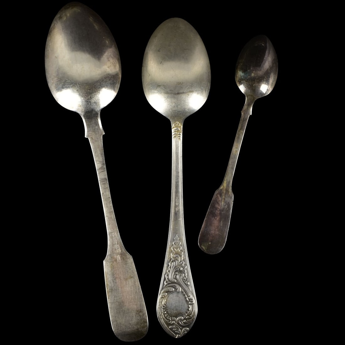 Russian Silver Spoons - 5
