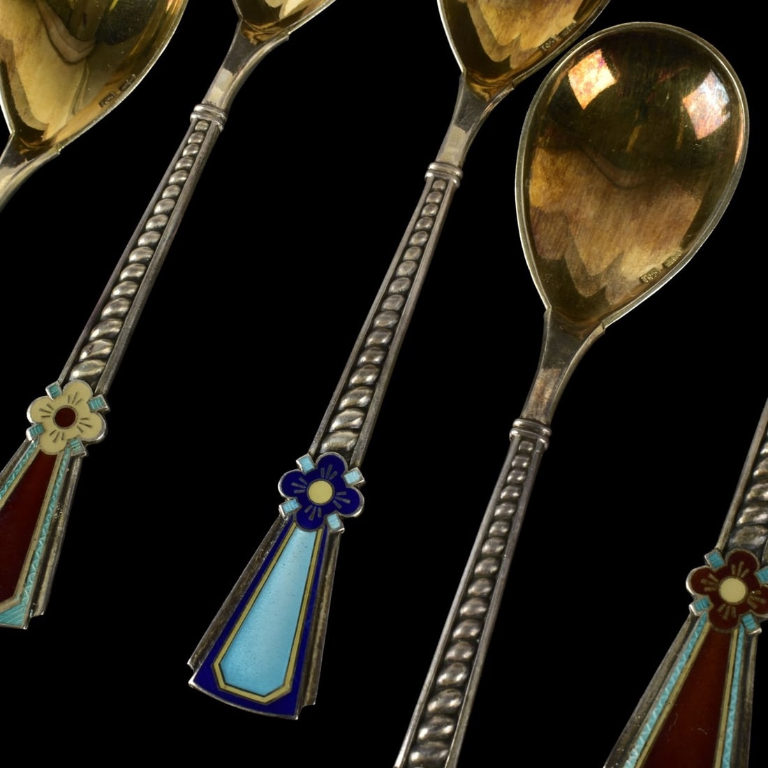 Russian Silver Spoons - 3