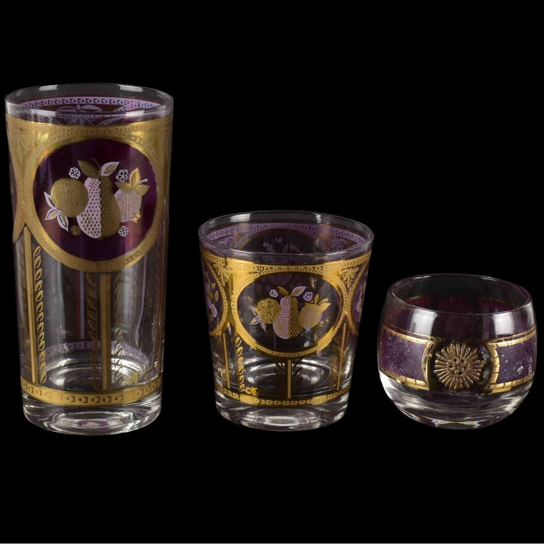 Vintage Bar Ware Glasses - 2
