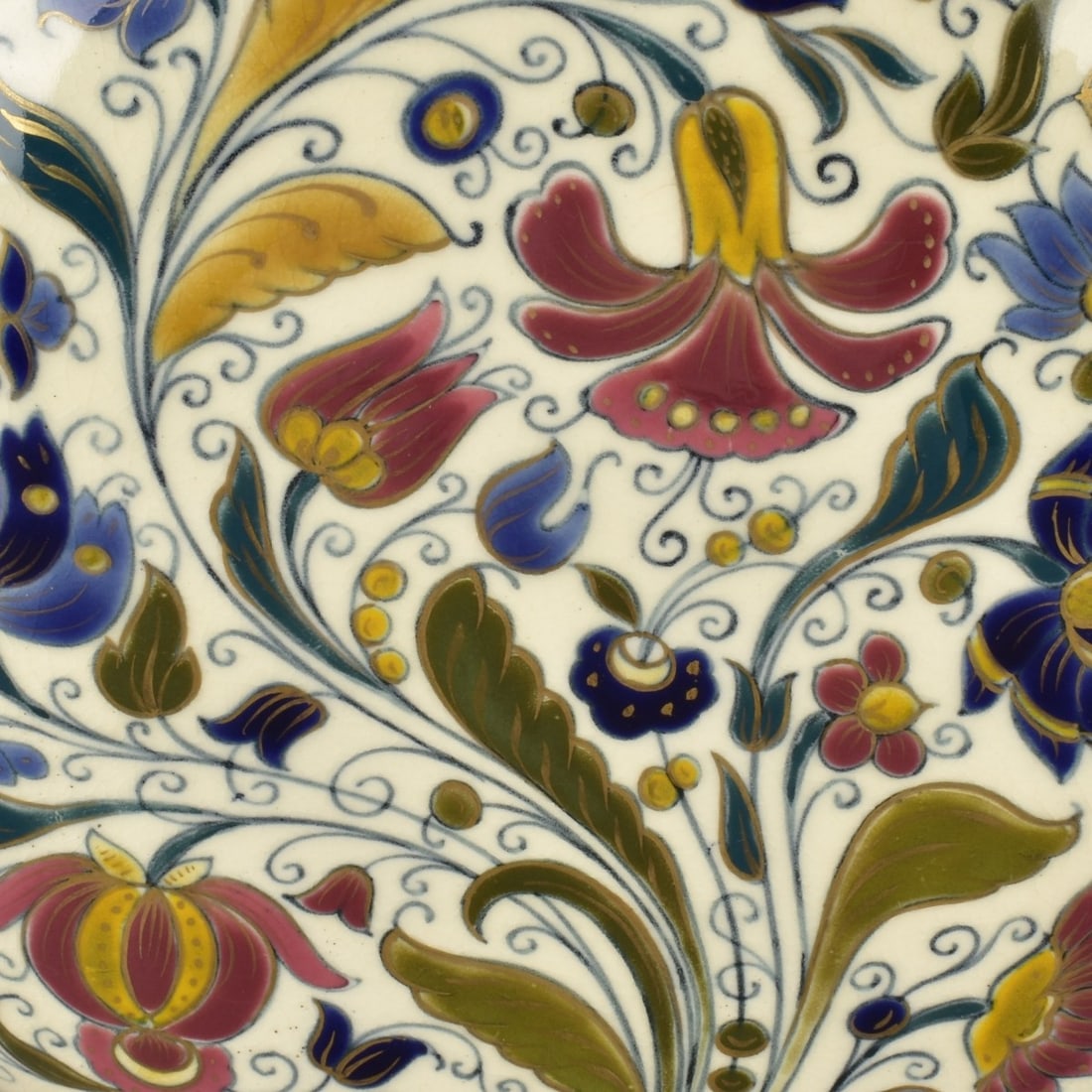 Hungarian Zsolnay Moon Flask Vase - 4