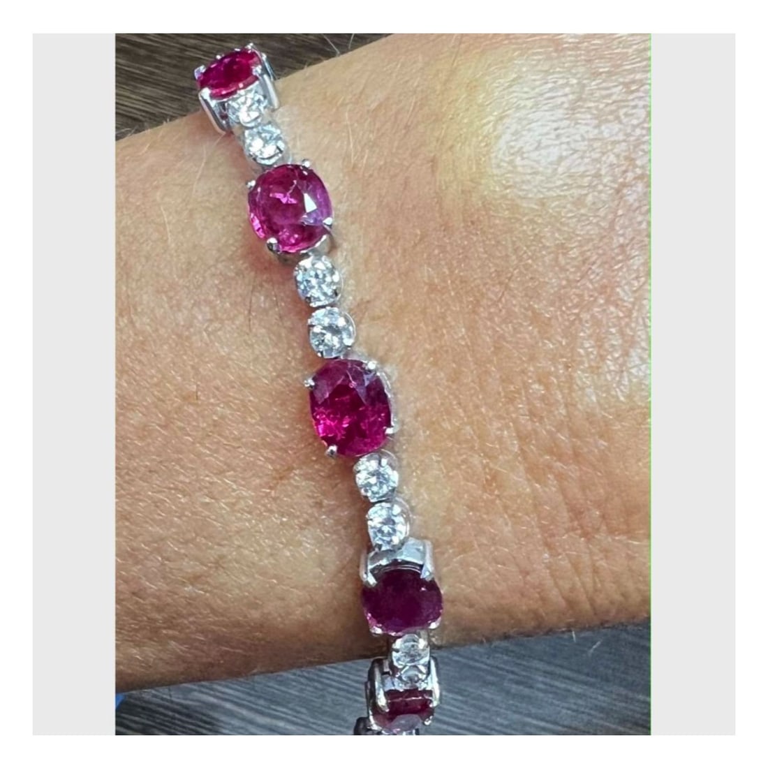 Ruby, Diamond and 18K Bracelet (1 of 2)