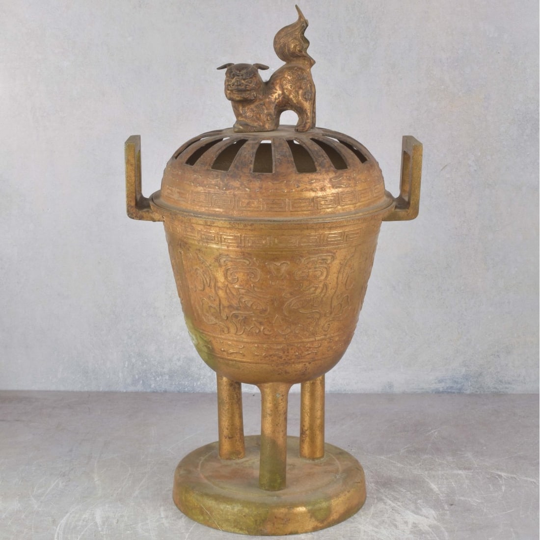 Antique Chinese Metal Hand Warmer (1 of 9)