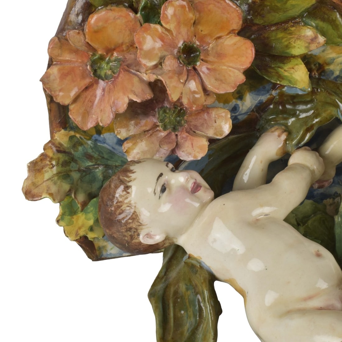 Faience Wall Sconce - 5