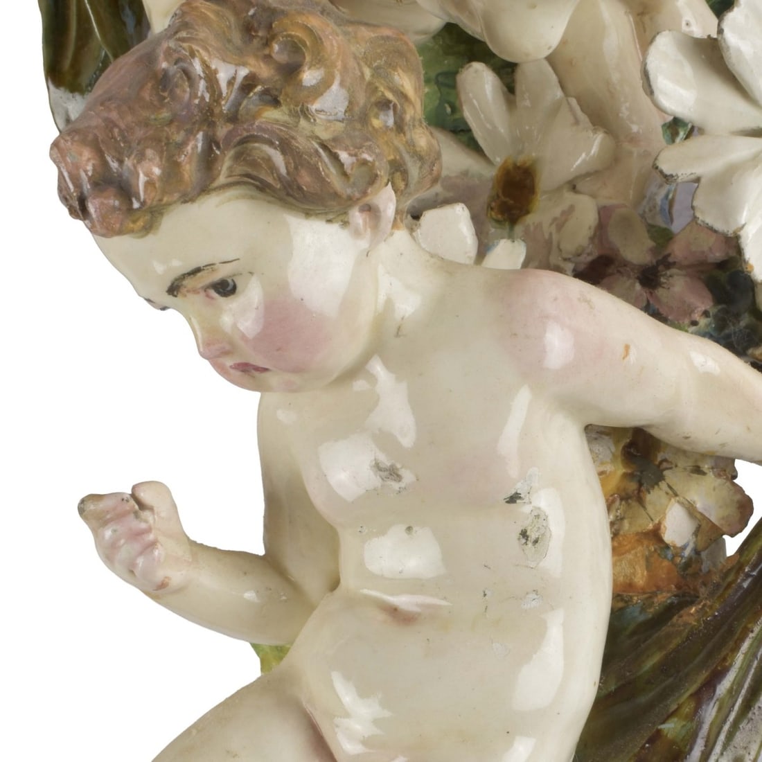 Faience Wall Sconce - 7