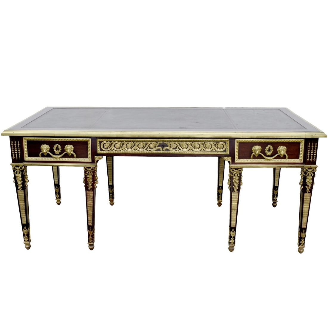 Louis XVI style Bureau Plat / Desk (1 of 9)