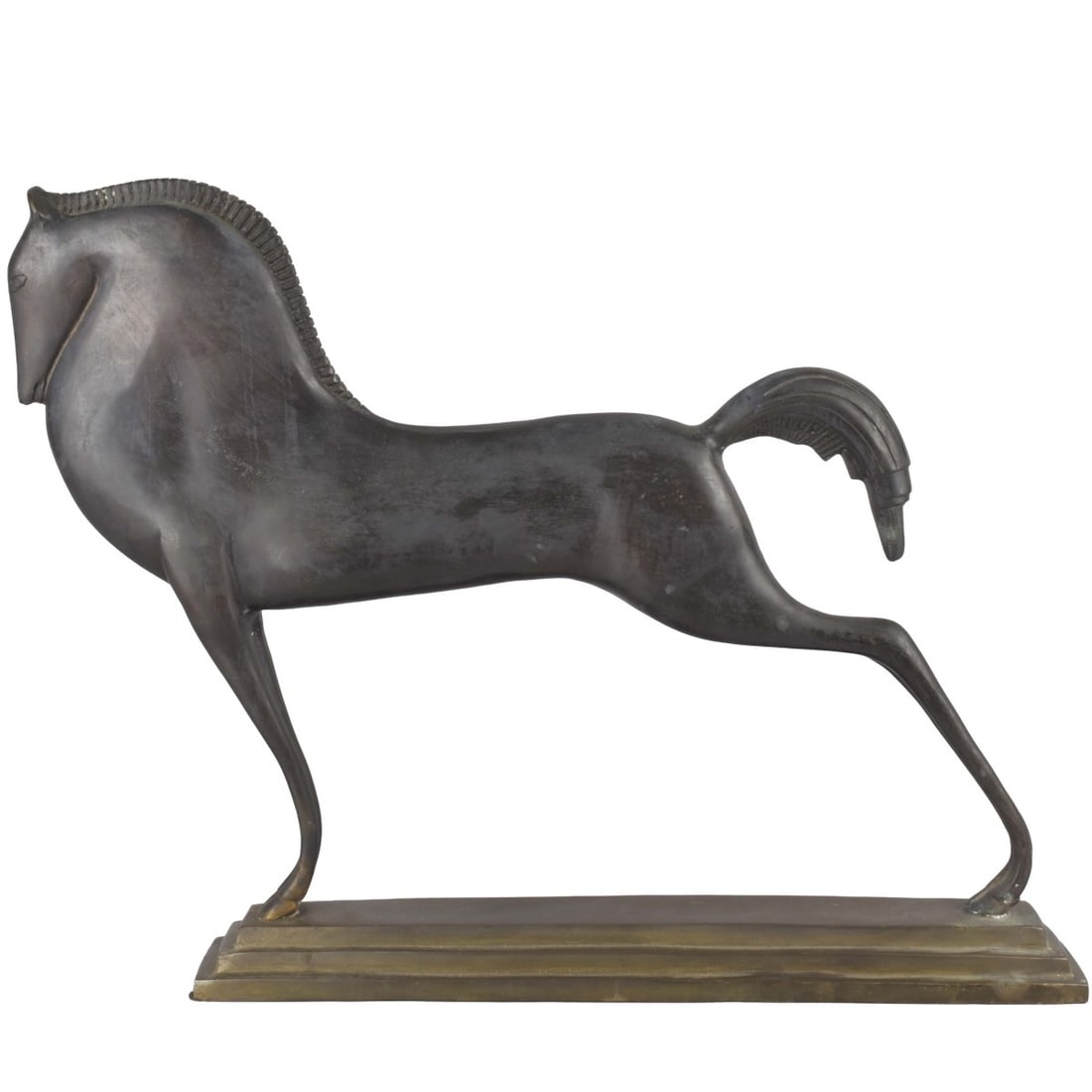 Deco / Etruscan style Bronze Horse (1 of 7)