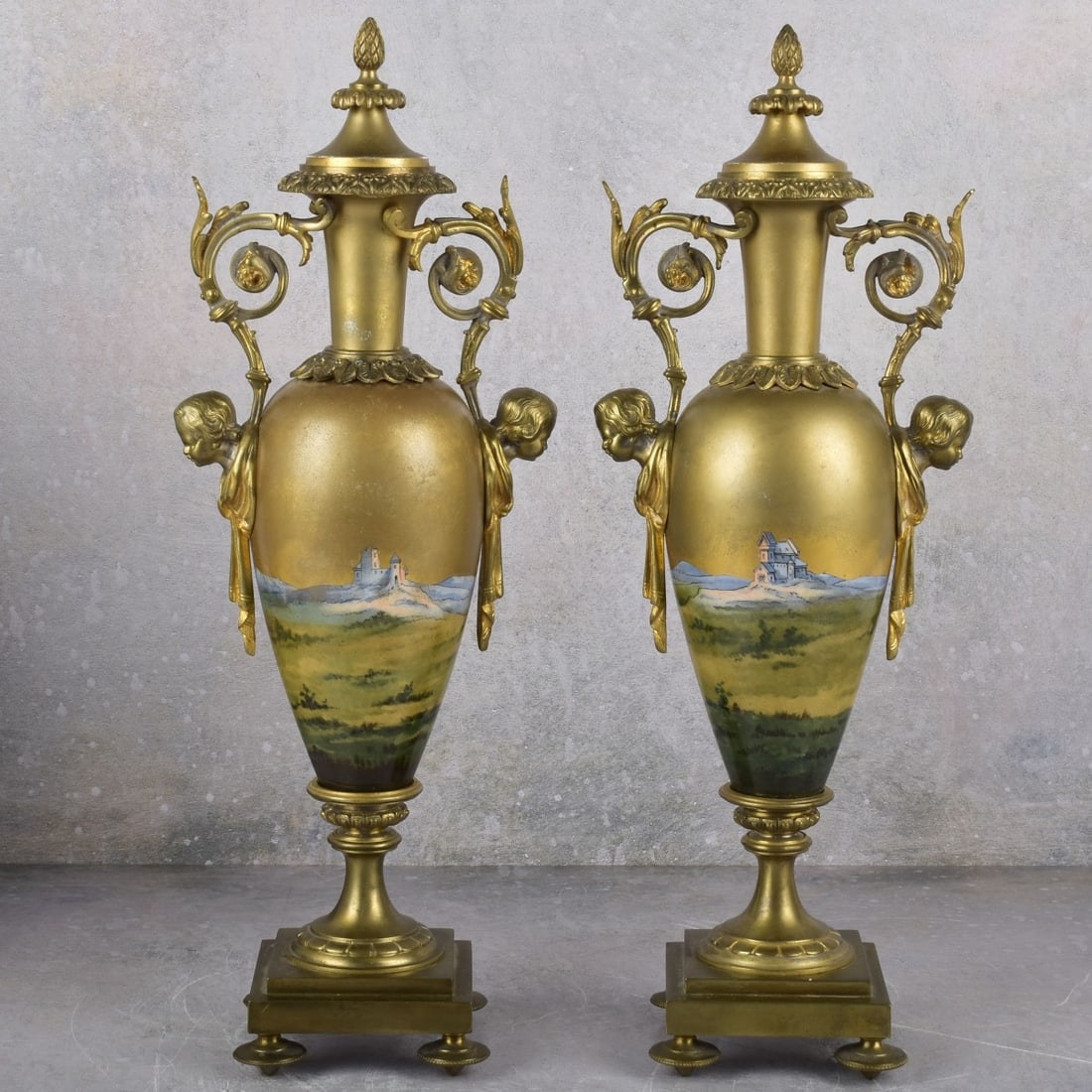 Russian Clock Garniture Set - 7