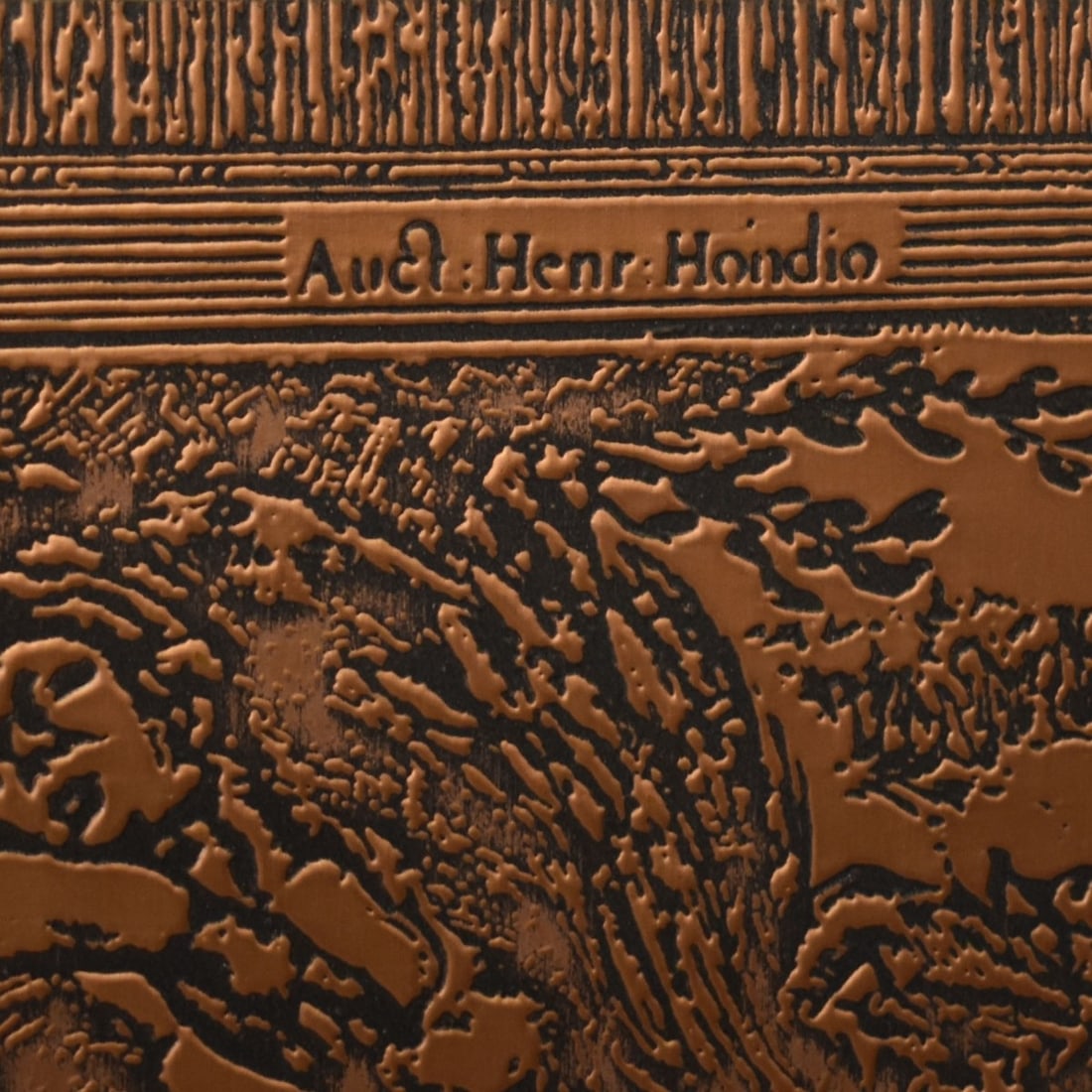 Embossed Copper World Map - 6