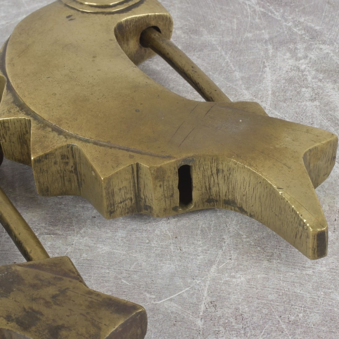 Antique Chinese Brass Locks - 8