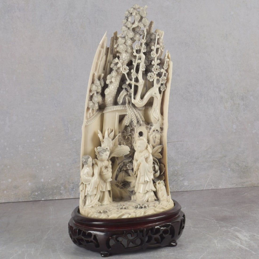 Antique Japanese Carved Figural Group (1 of 8)