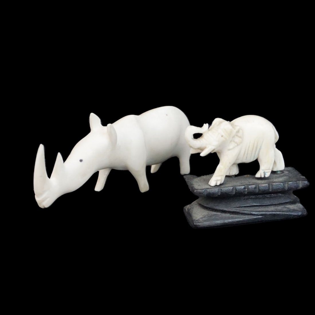 Carved Table Top Items - 2