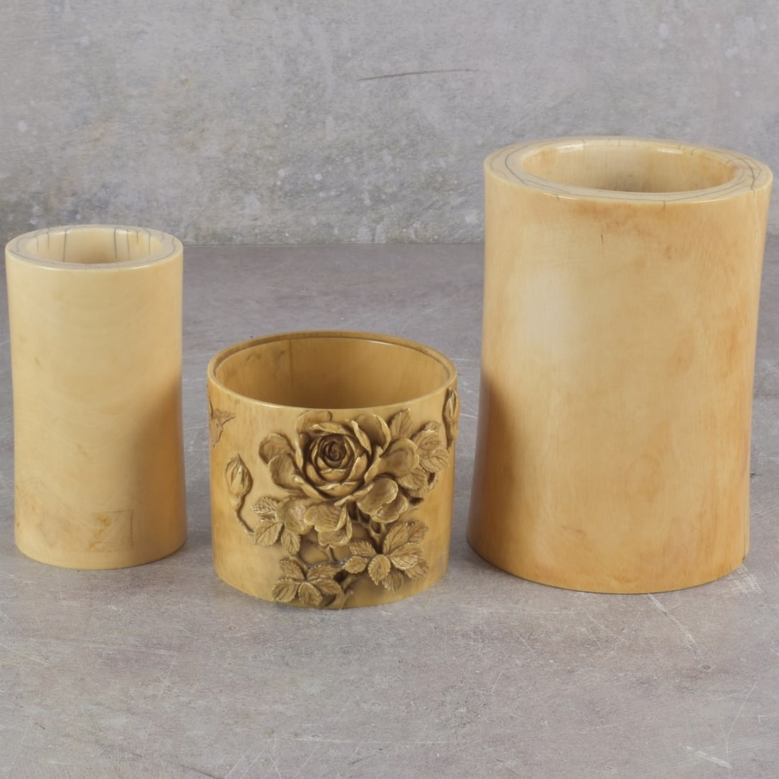 Vintage Chinese Brush Pots (1 of 8)