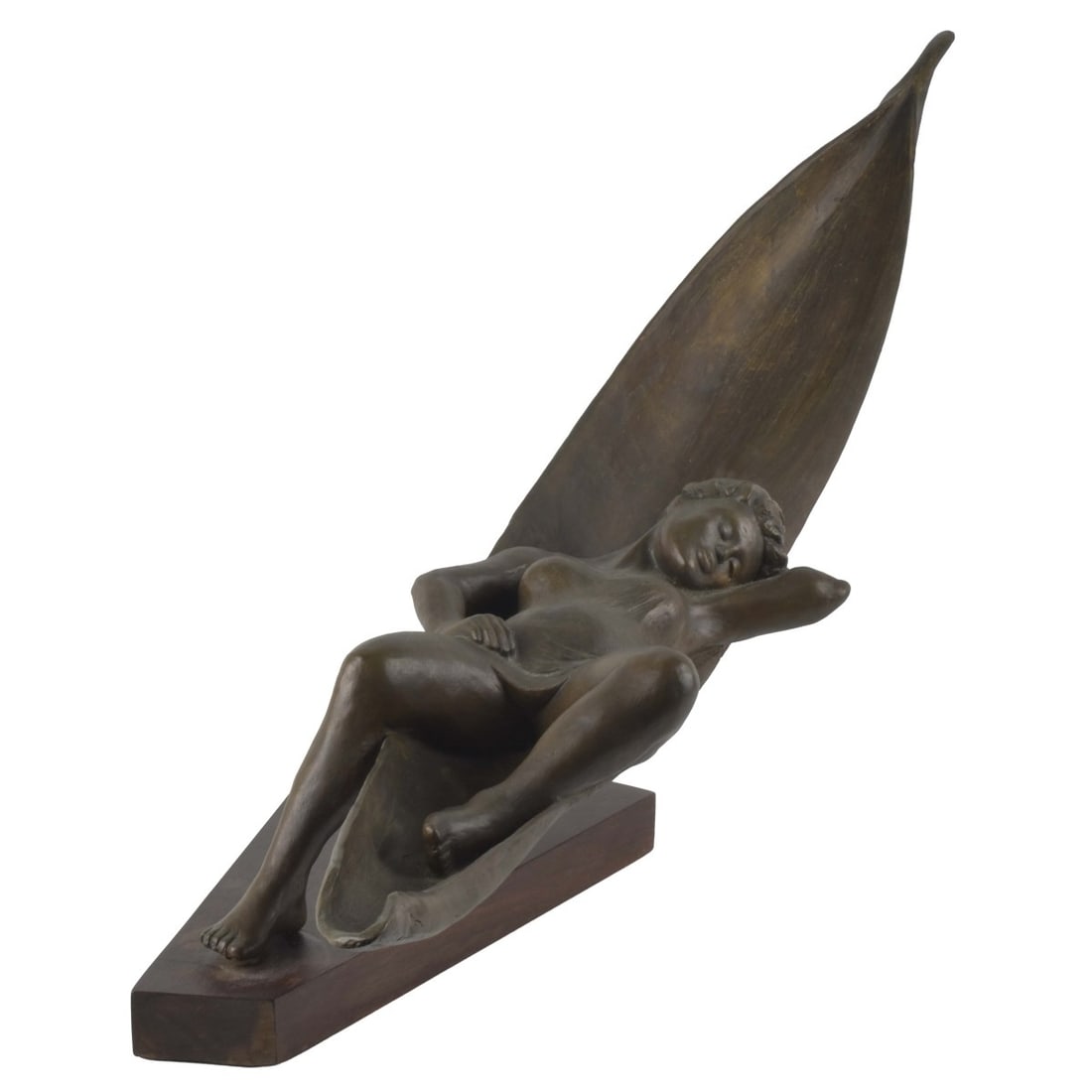 Bronze Sculpture of a Sunbather (1 of 9)