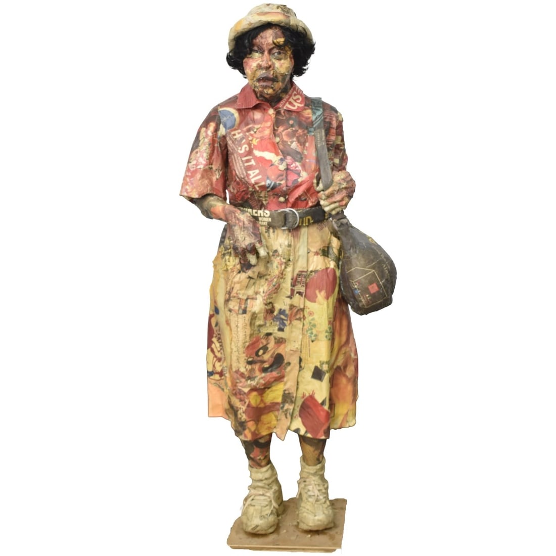 Life Size Paper Mache Lady (1 of 7)