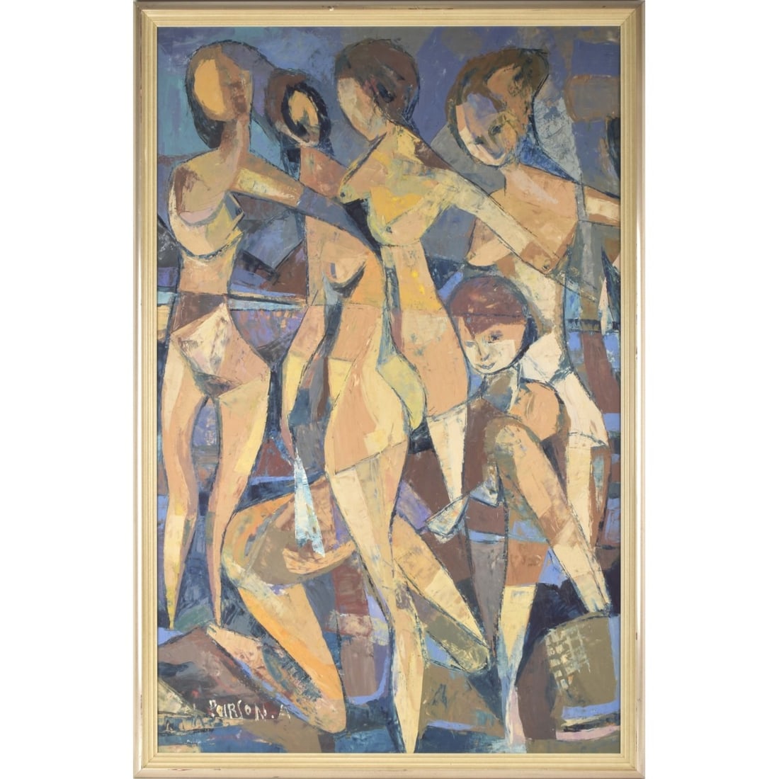 Impasto Abstract Painted Figures (1 of 7)