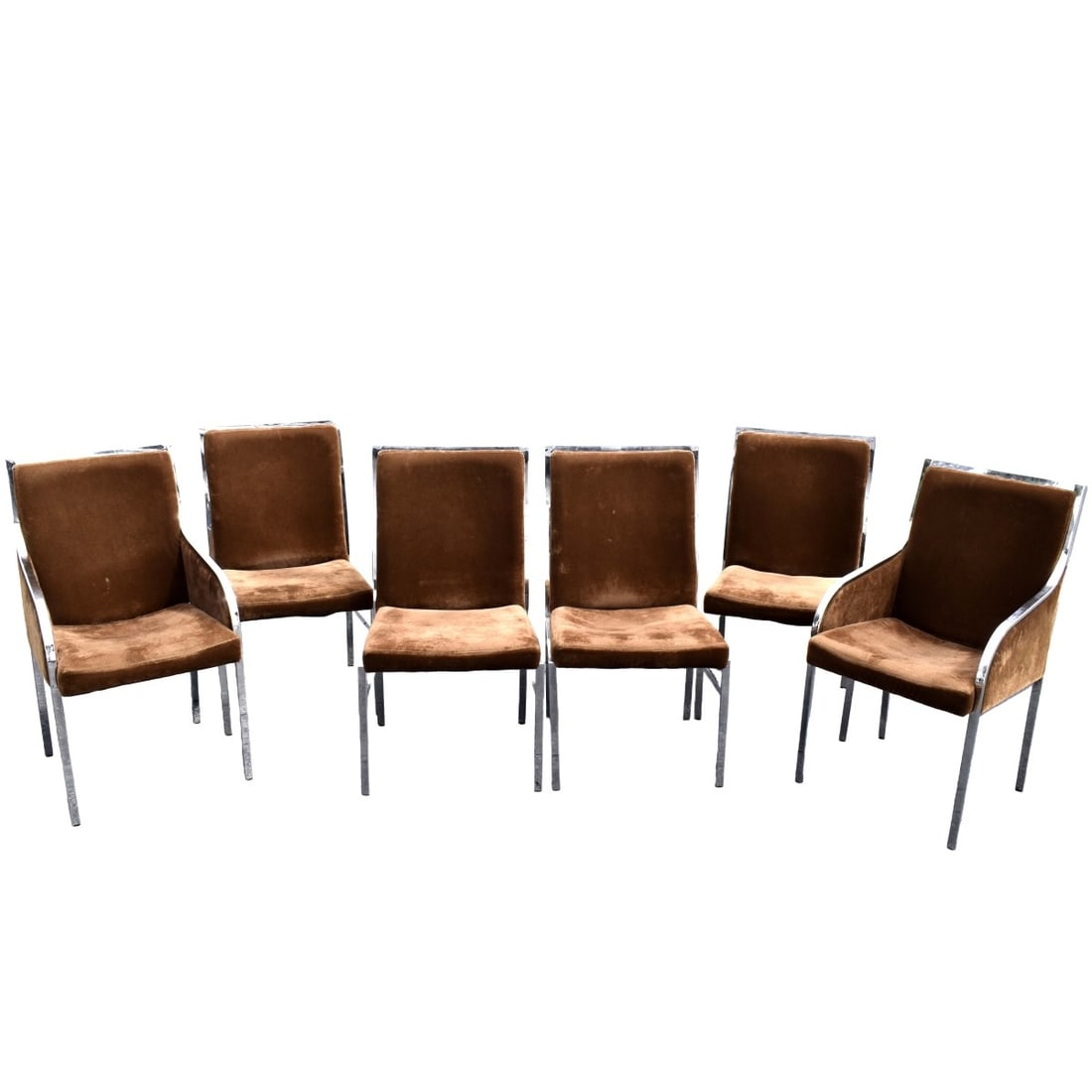 Chrome Frame Dining Chairs (1 of 9)