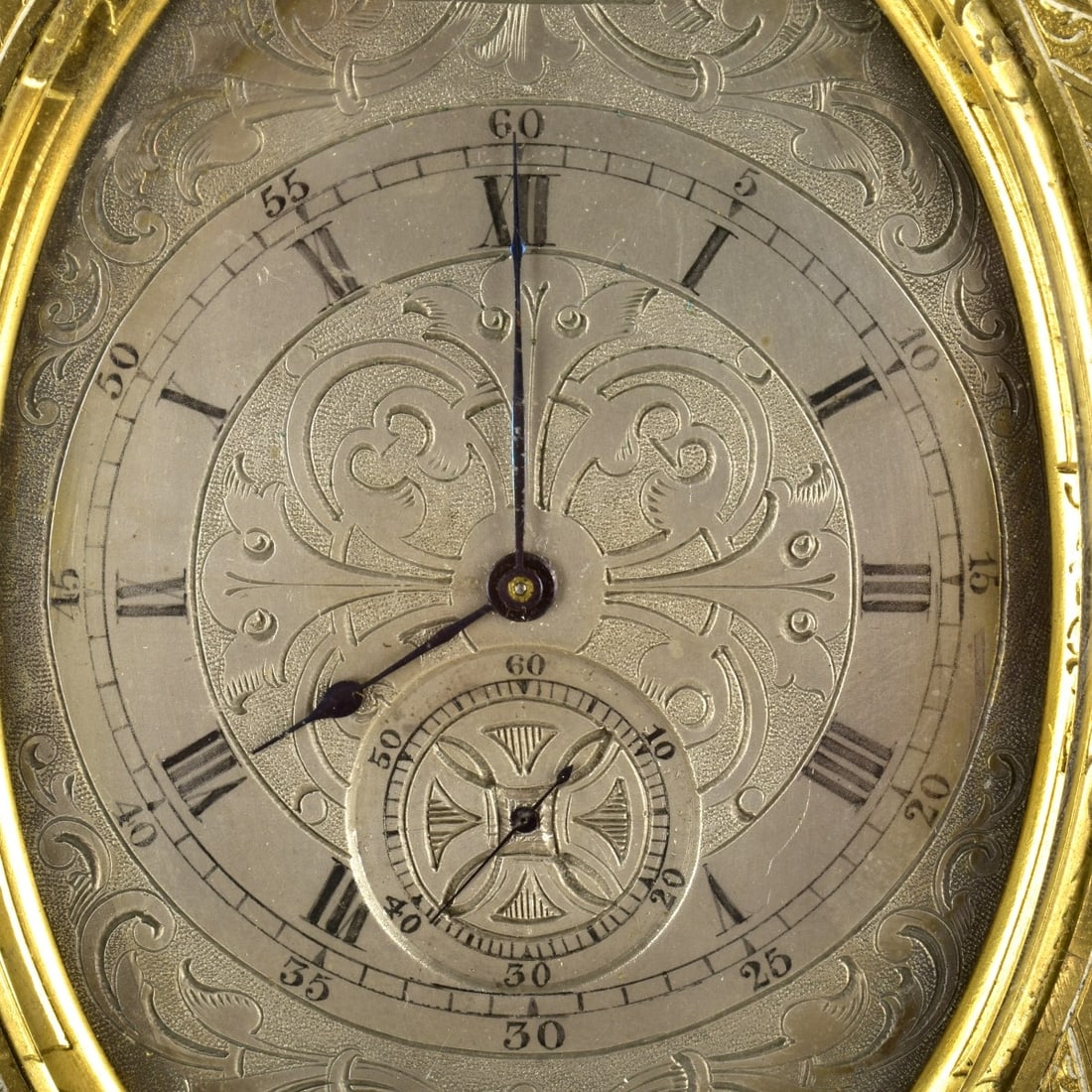 Victorian Style Brass Strut Clock - 3