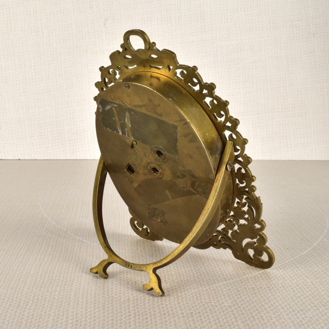 Victorian Style Brass Strut Clock - 5