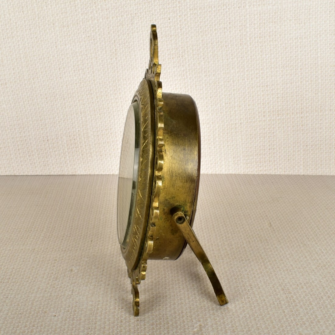 Victorian Style Brass Strut Clock - 2