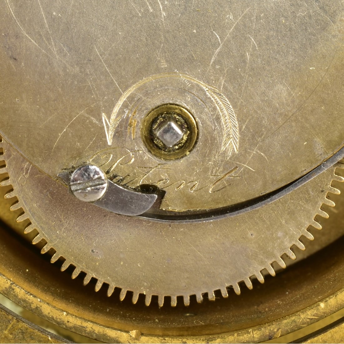 Victorian Style Brass Strut Clock - 7