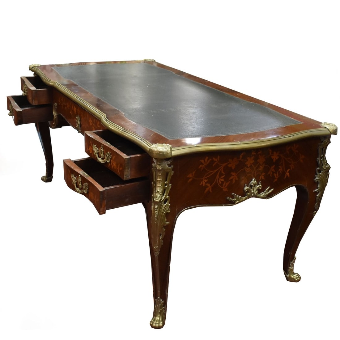 Louis XV Style Bronze Mounted Bureau Plat - 2