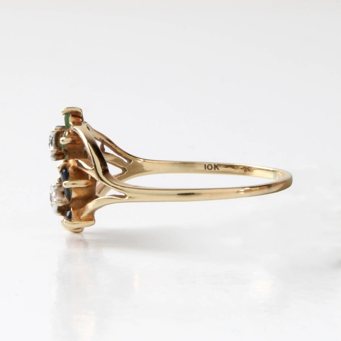 Gemstone and 10K Ring - 2