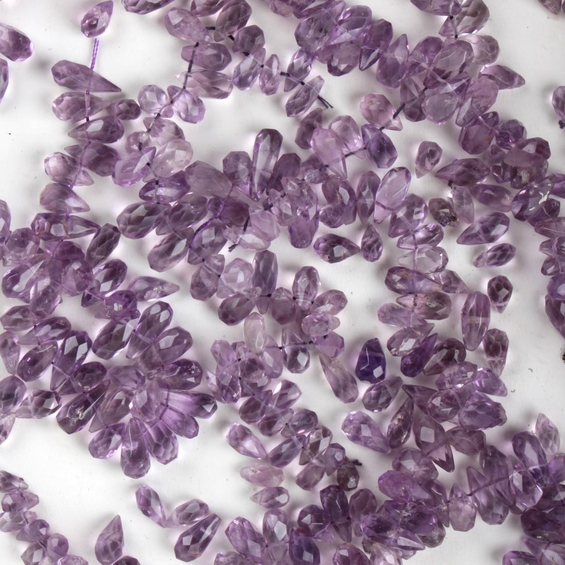 Briolette Cut Amethysts - 2