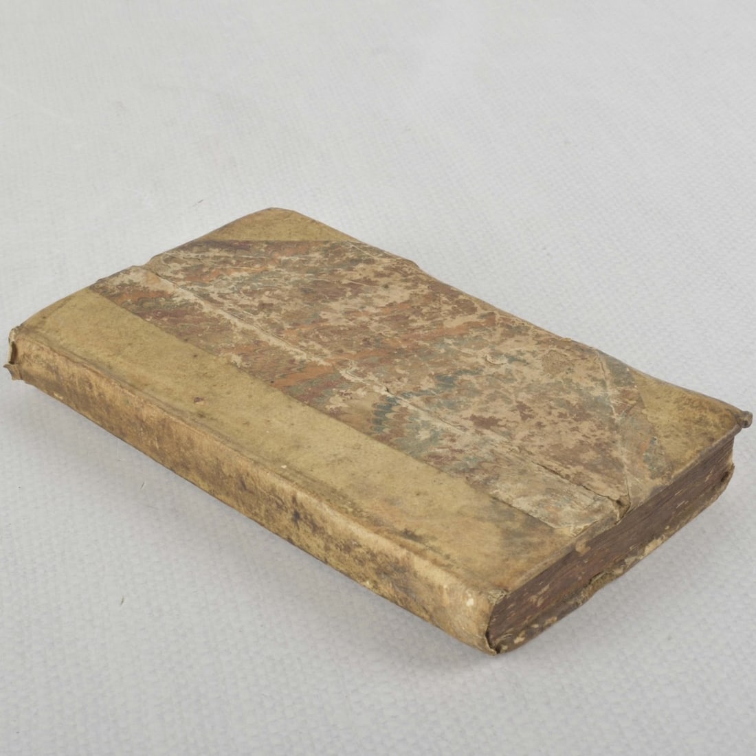 1705 German Prayer Book: Vellum Bound 1706 German Prayed Book " Jehovah". Dated 1706. Measures 6-5/8" H, 3-5/8" W. Kodner Galleries offers phone and absentee bidding at a low, flat 21% buyer’s premium without surcharge or h