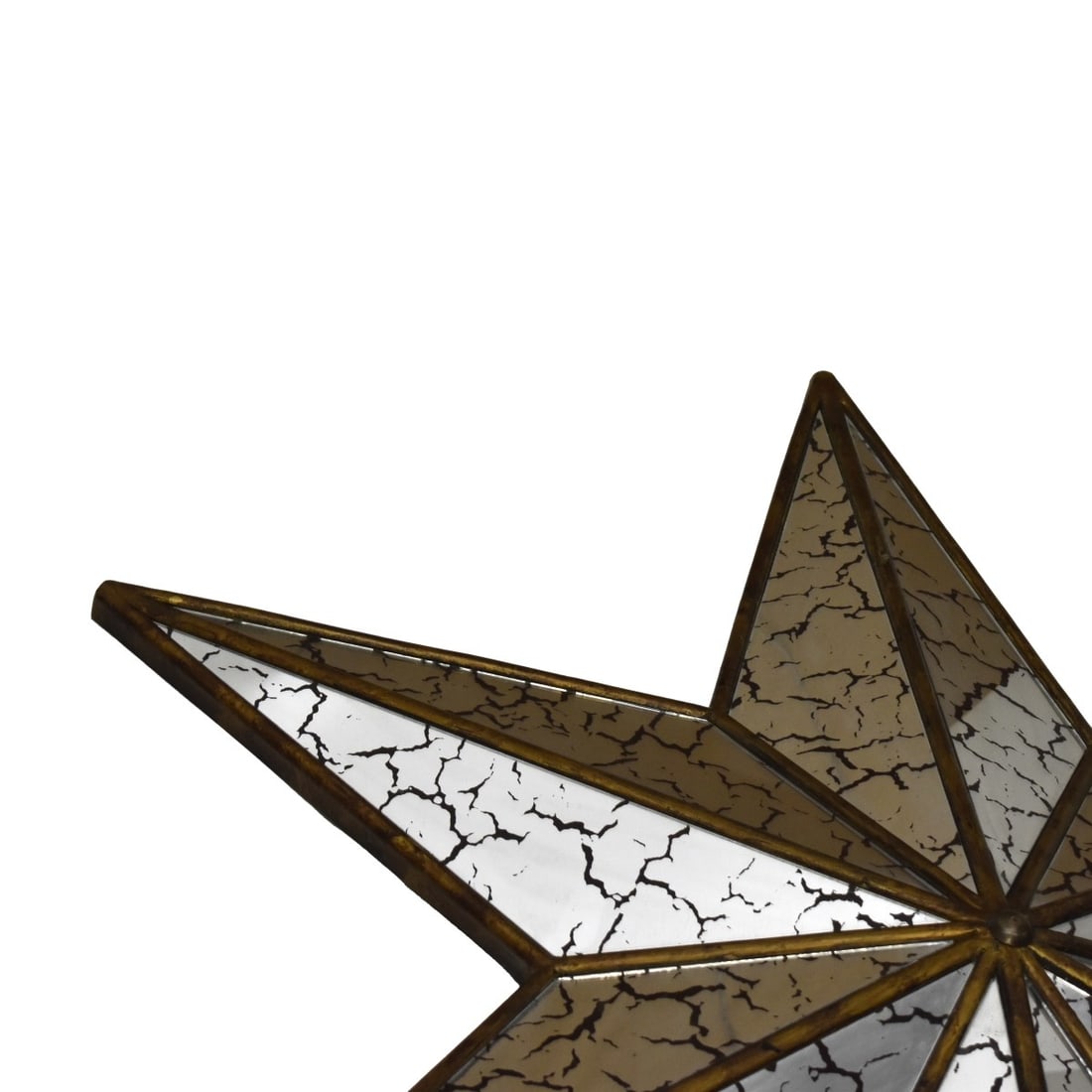 Large Painted Star Mirror - 2