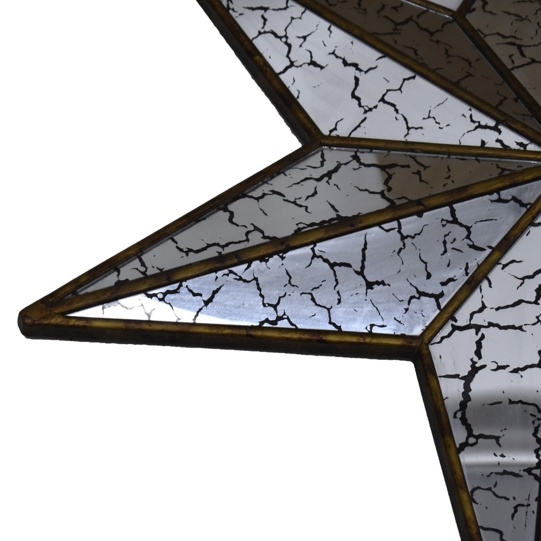Large Painted Star Mirror - 4