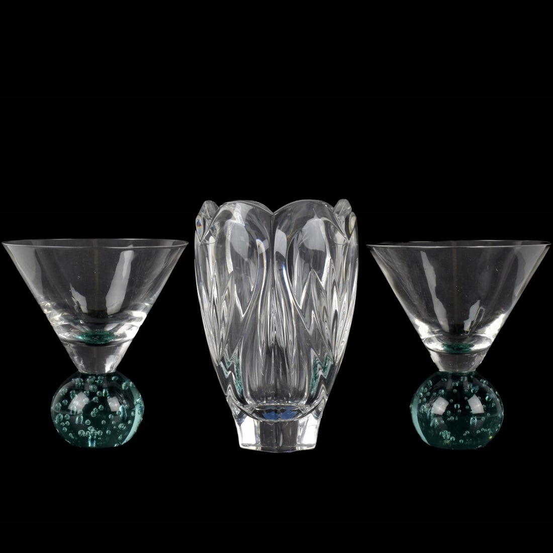 Lot of Crystal Table Ware Pieces (1 of 8)
