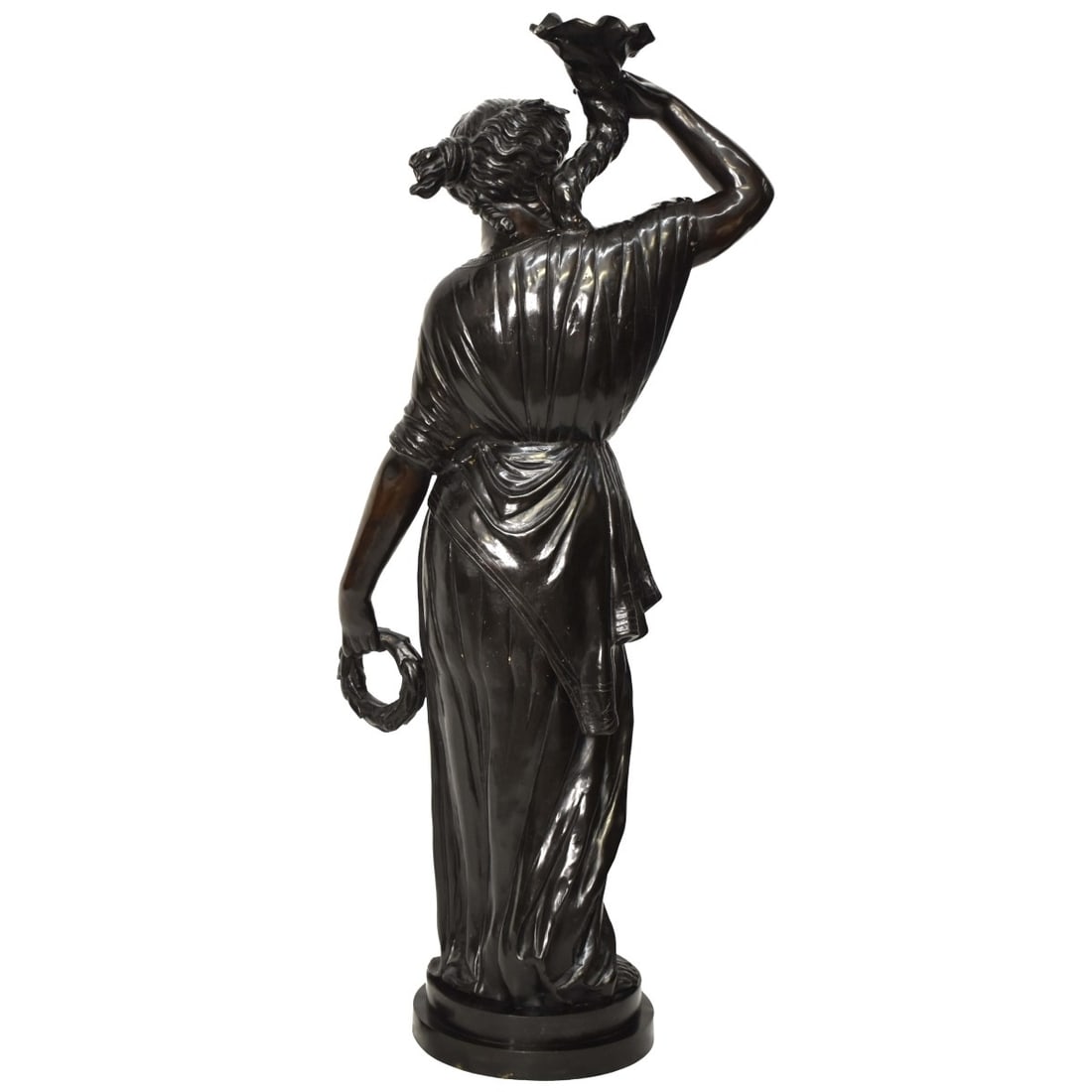 Serena Patinated Spelter Sculpture - 4