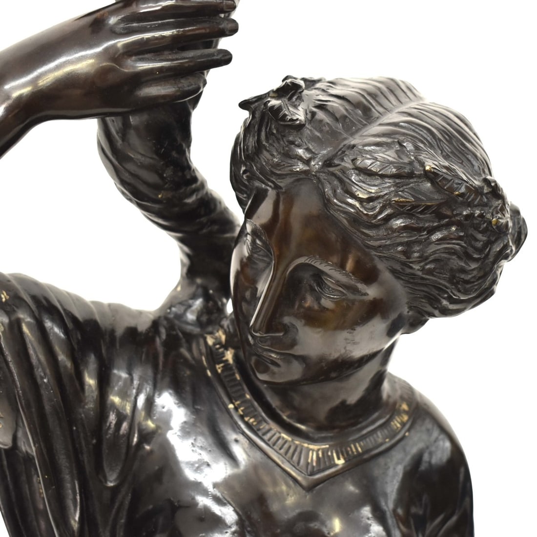 Serena Patinated Spelter Sculpture - 5