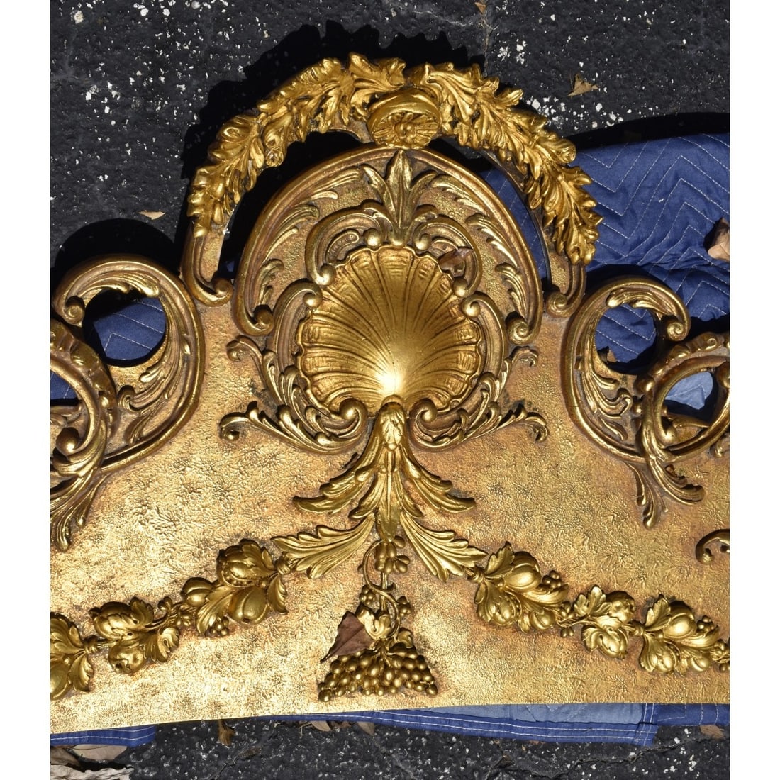 Large Giltwood Trumeau' Mirror - 6